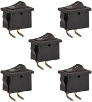 Interut Attivatore di Interruzione - ABB - ON-OFF - Per apparecchi domestici - Nero - 6A 250VAC/125VAC - Adatto per auto e barca - 5 pezzi