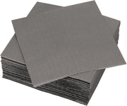 Set di tovaglioli per cocktail da 360 pezzi - 25 x 25 cm - Carta grigia - Assorbente/Schevroso - Set elegante per feste e compleanni