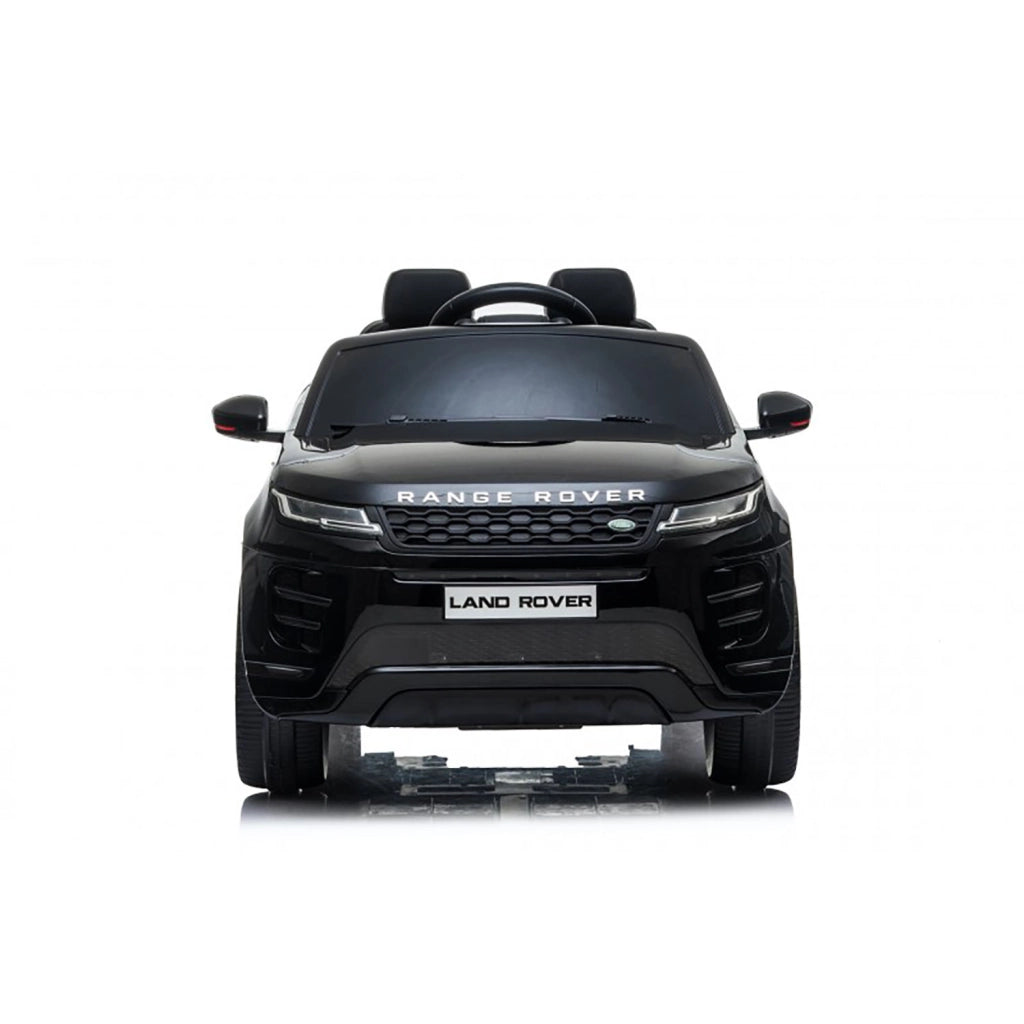 Macchina Elettrica per Bambini Licenza Land Rover Evoque 12V con Telecomando Nero