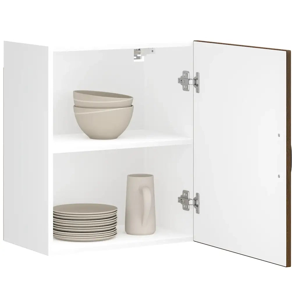 Pensili da cucina 2 pz Kalmar in Legno Multistrato color rovere Marrone 853572