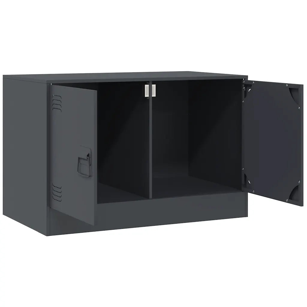 Mobile TV Antracite 67x39x44 cm in Acciaio 841635
