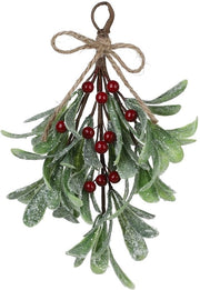 Decorazione di Natale Finta - Fusto 23 cm - Finta Fusta - Baccelli/Polvere - Decorazioni di Natale - Decorazioni per Feste - Materiale Plastico/Schiocco/Fil di Acciaio