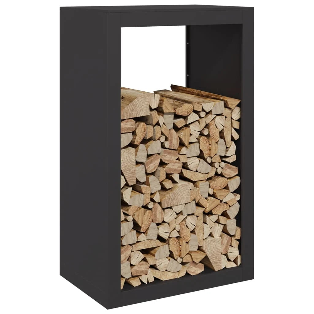 Portalegna 60 x 40 x 100 cm acciaio nero 02_0043720