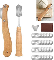 Messa per pane con 20 lame per la tagliatura del pane - Design curvo