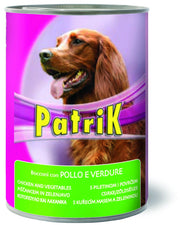 Bocconi per Cani ''Patrik'' Gusto Pollo e Verdure Gr. 405 24 Pezzi Morando