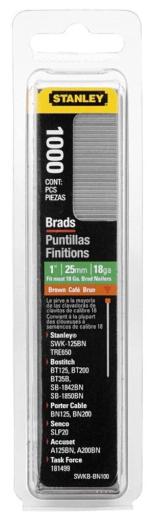 Chiodi 1000Pezzi 20Mm Tipo J Acciaio X Chiodatrice 1-Bn075T - Stanley