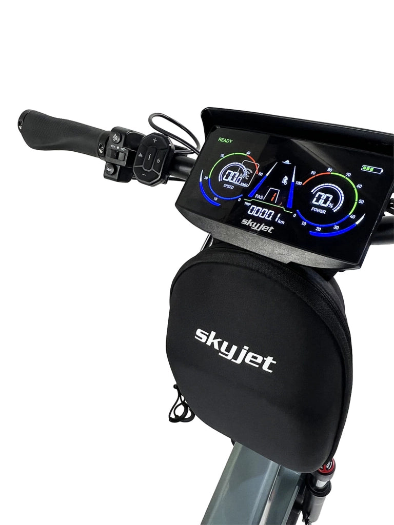 Bicicletta Elettrica GT3 PRO 250W con Freni Idraulici Display XXL e Chiave NFC Grigio