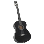 Set Chitarra Classica per Principianti 12 pz Nera 4/4 39" CFW1441406