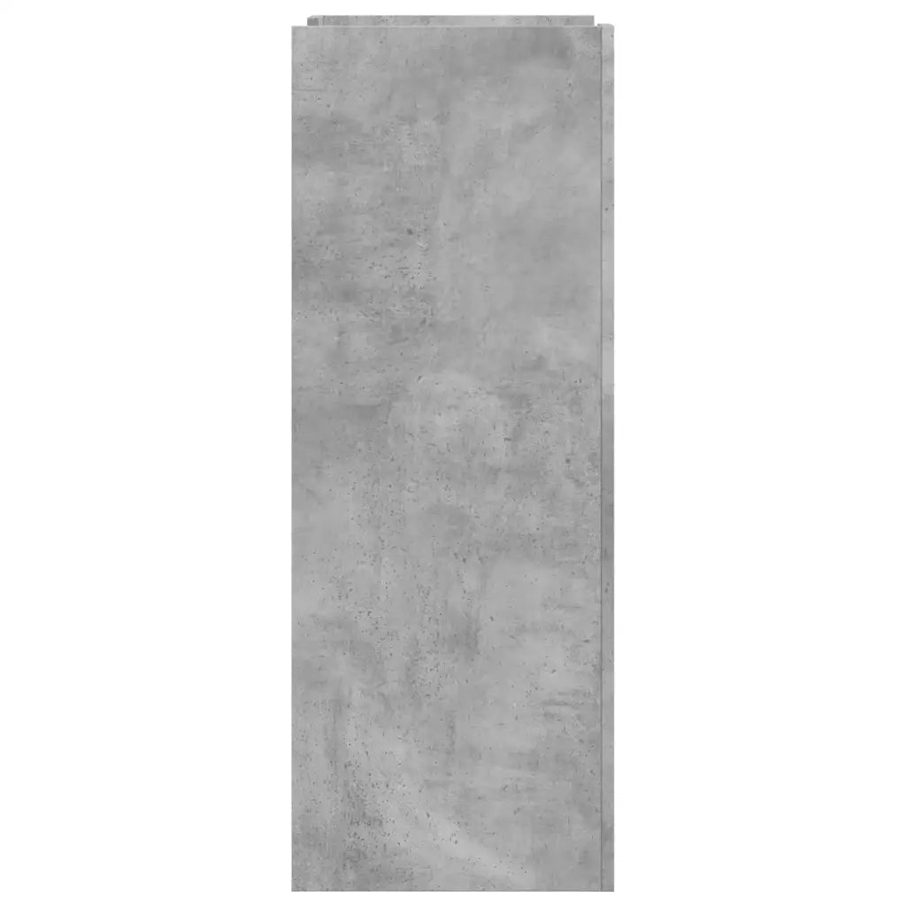 vidaXL Scarpiera Grigio Cemento 52x37,5x100 cm in Legno Multistrato