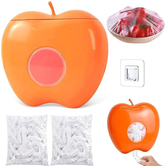 200 pezzi di contenitori per conservazione con dispensa, contenitore per pellicola per conservazione, sacchetti per conservazione elastici, contenitore per pellicola per conservazione, per conservazione alimentare, conservazione di frutta