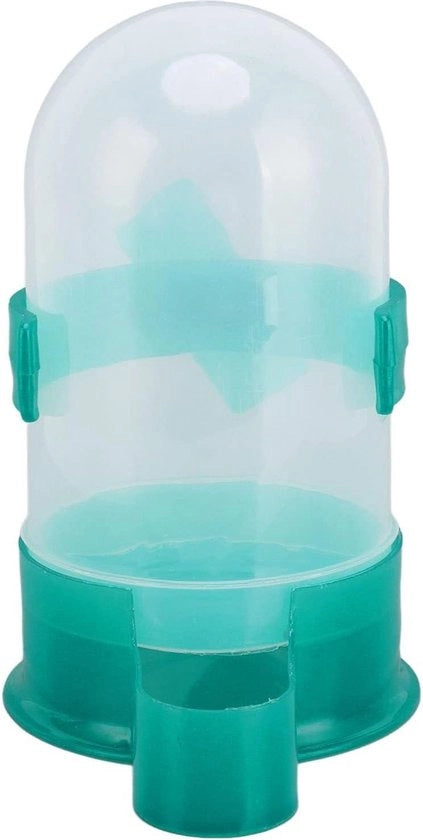 Dispensatore automatico di acqua per uccelli - Beccutore per pappagalli, budgerigar, valpiet, tortore.