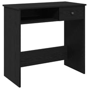 Scrivania | Tavolo da Ufficio Nera 80x40x75 cm in Legno Multistrato