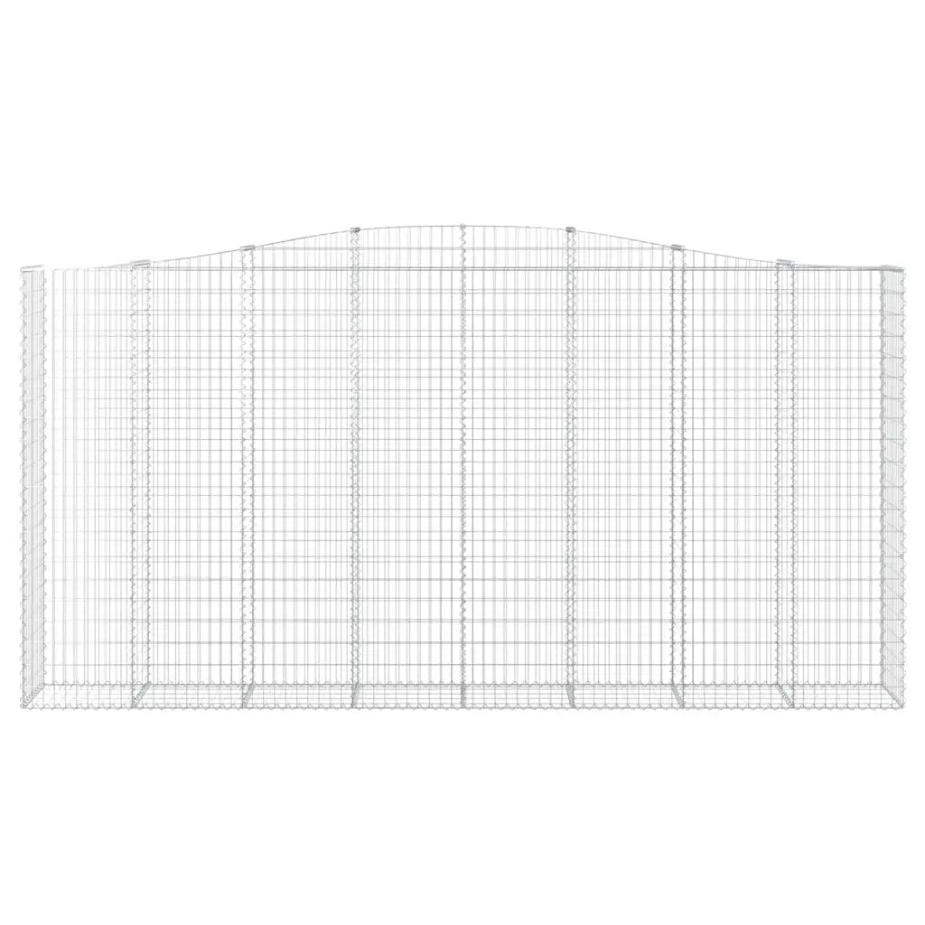 Cesti Gabbioni ad Arco 3 pz 400x50x200/220 cm Ferro Zincato 3146022