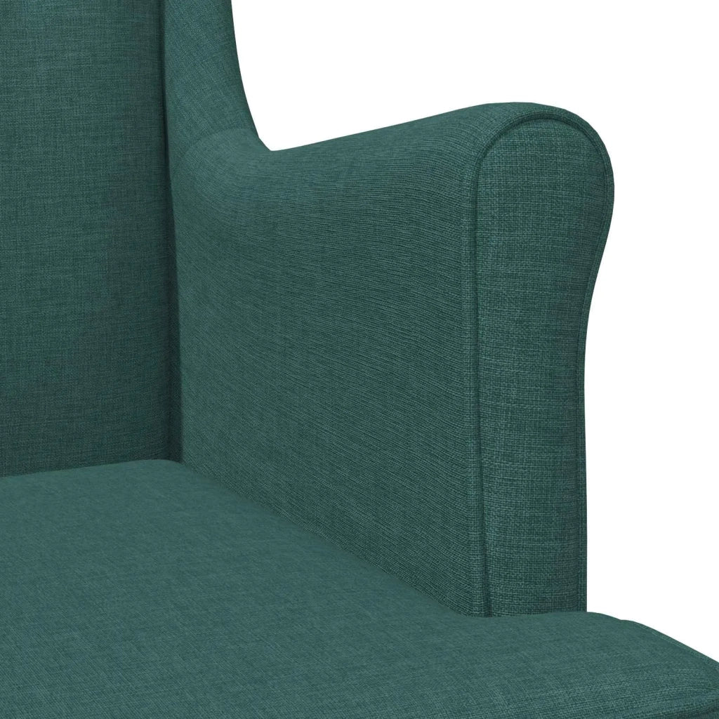 Poltrona | Sedia Relax Verde Scuro Tessuto