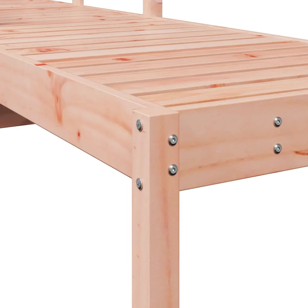 Lettino Prendisole | Sdraio da giardino | Lettino da sole 199,5x62x55 cm in Legno Massello di Douglas
