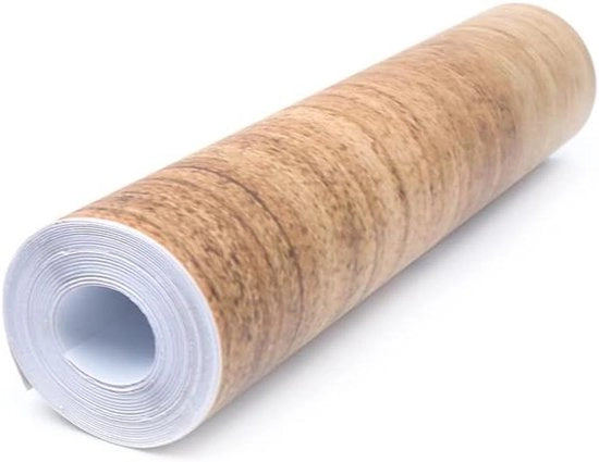 Decorazione per Parete a Effetto Rustico in PVC, Sticker per Parete 20cm*5m, Adesivo Self-Aderente per Interno