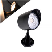 FARETTO LED DA GIARDINO CON PICCHETTO DA TERRA LUCE CALDA 3000K - ALTA EFFICIENZA 7W DESIGN ELEGANTE