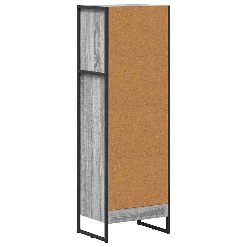 Armadio per Libri Grigio Sonoma 40 x 30 x 121 cm