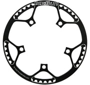 Kit di cambio catena 53T in alluminio - anello catena - prodotto sostenibile e leggero - nero - per bicicletta da strada e mountain bike - componente di ricambio ideale