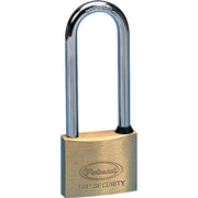 LUCCHETTO ARCO LUNGO 2700 POTENT - OTTONE ARCO CROMATO CHIAVI 2 MM 30X41- 12 pezzi