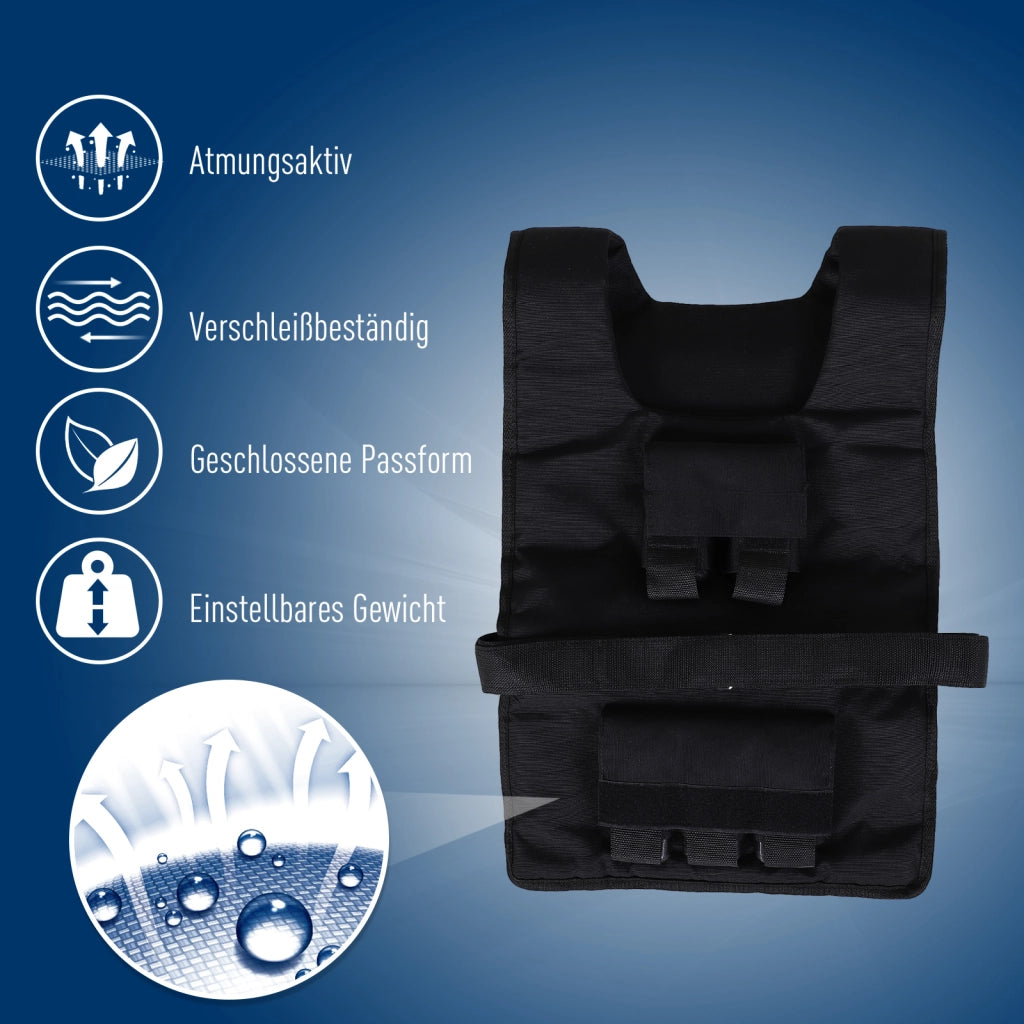 Gilet Zavorrato 15 KG ¨C zephmum ¨C Nero