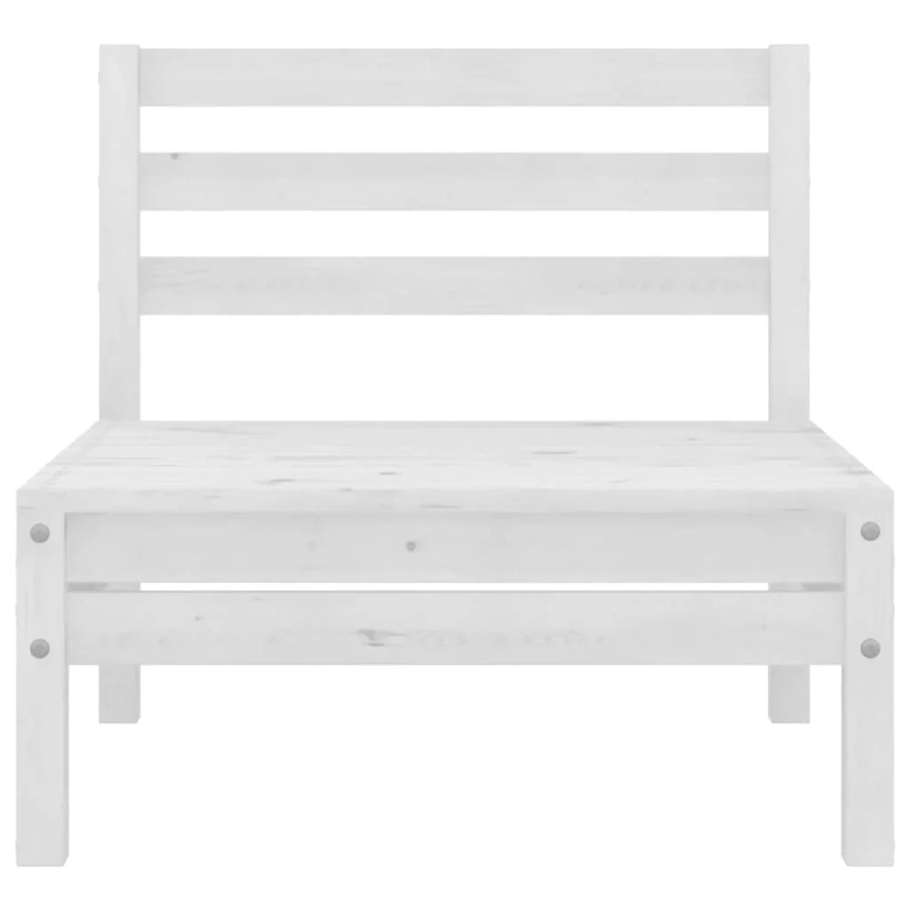 Set di mobili da giardino mobili da esterno 3 pezzi legno di pino massiccio bianco 02_0016038