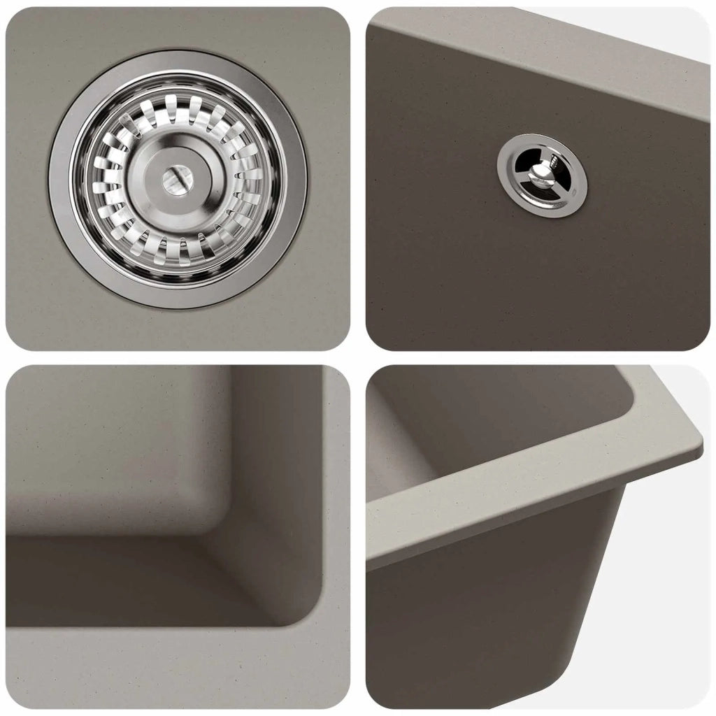 Lavello Grigio 370 x 460 mm 80% Quarzo e 20% Resina CFW8527220