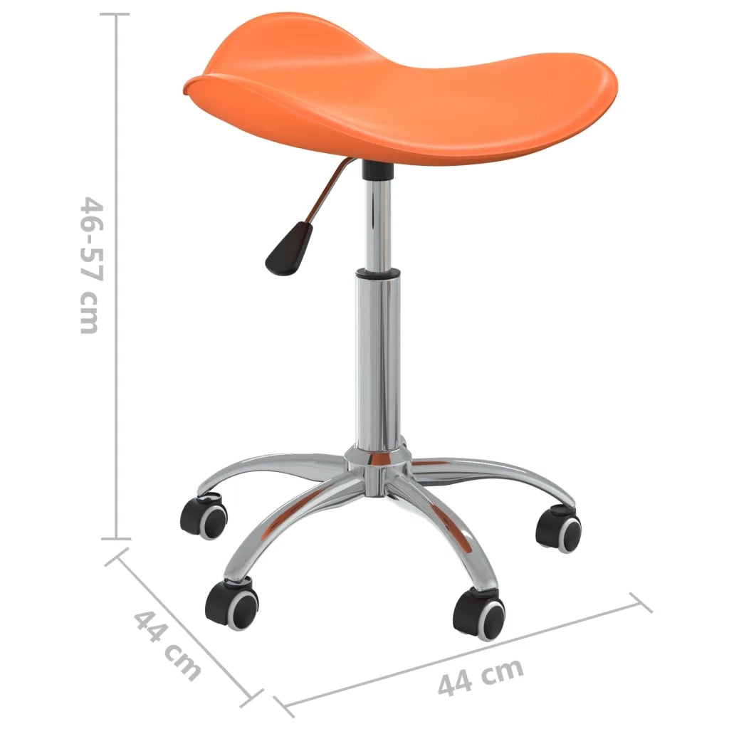 vidaXL Sedia da Ufficio Arancione in Similpelle