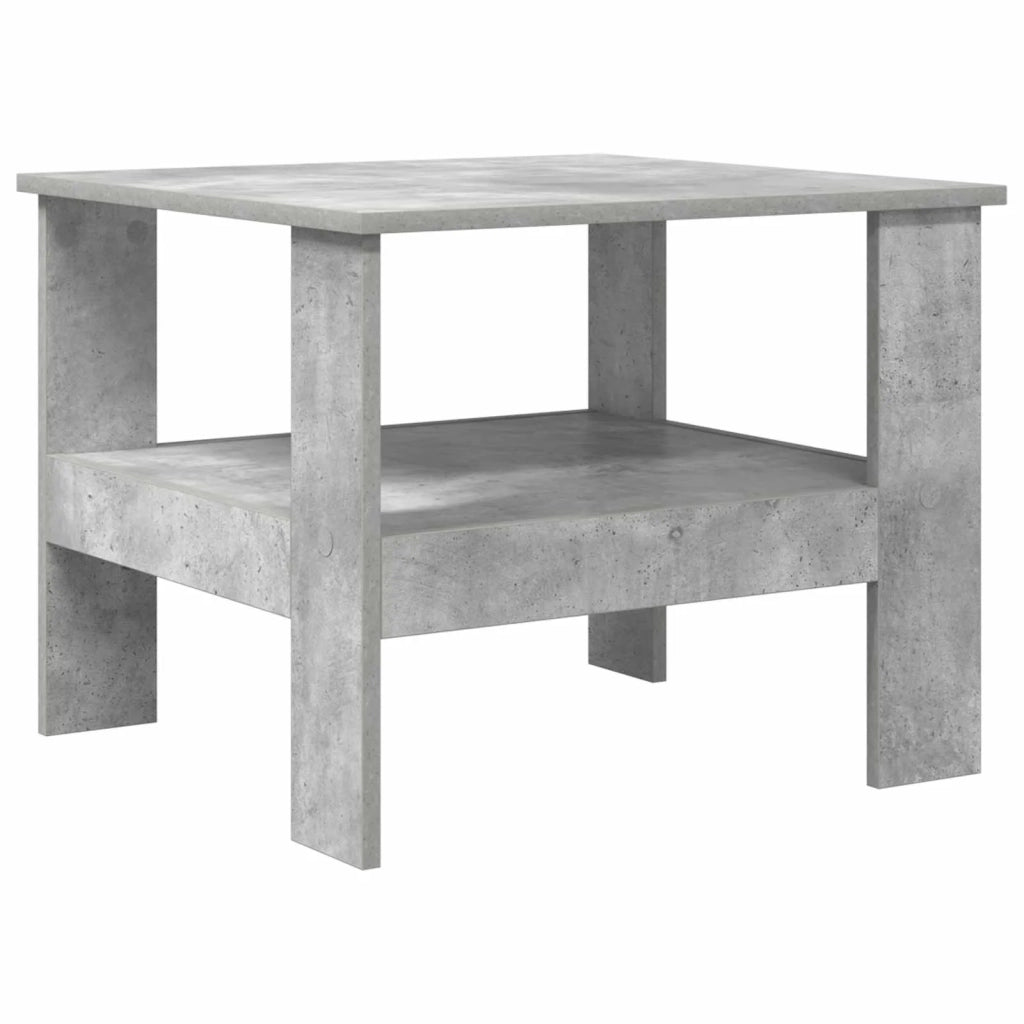 Tavolino da salotto Grigio cemento 57 x 55 x 45 cm 8000247