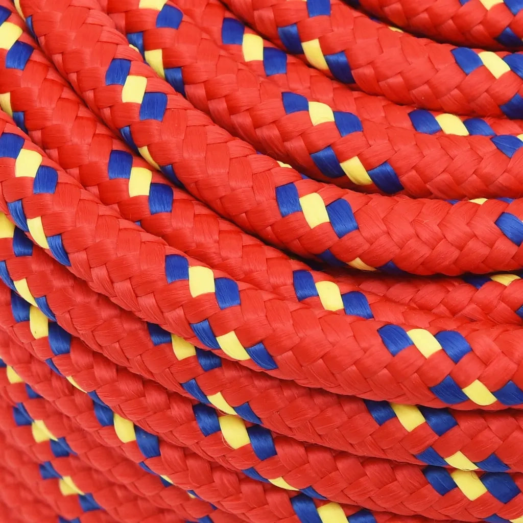 Corda Nautica Rossa 12 mm 25 m in Polipropilene cod mxl 53713