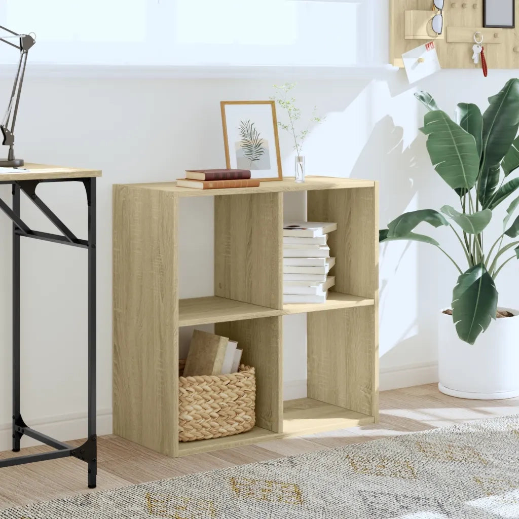 Libreria Rovere Sonoma 68,5x32x68,5 cm in Legno Multistrato 852827