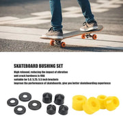 Accessori per skateboard - Vervangingsbushings - Schokabsorber - Materiale PU - Set di 12 accessori - Diametro 24mm
