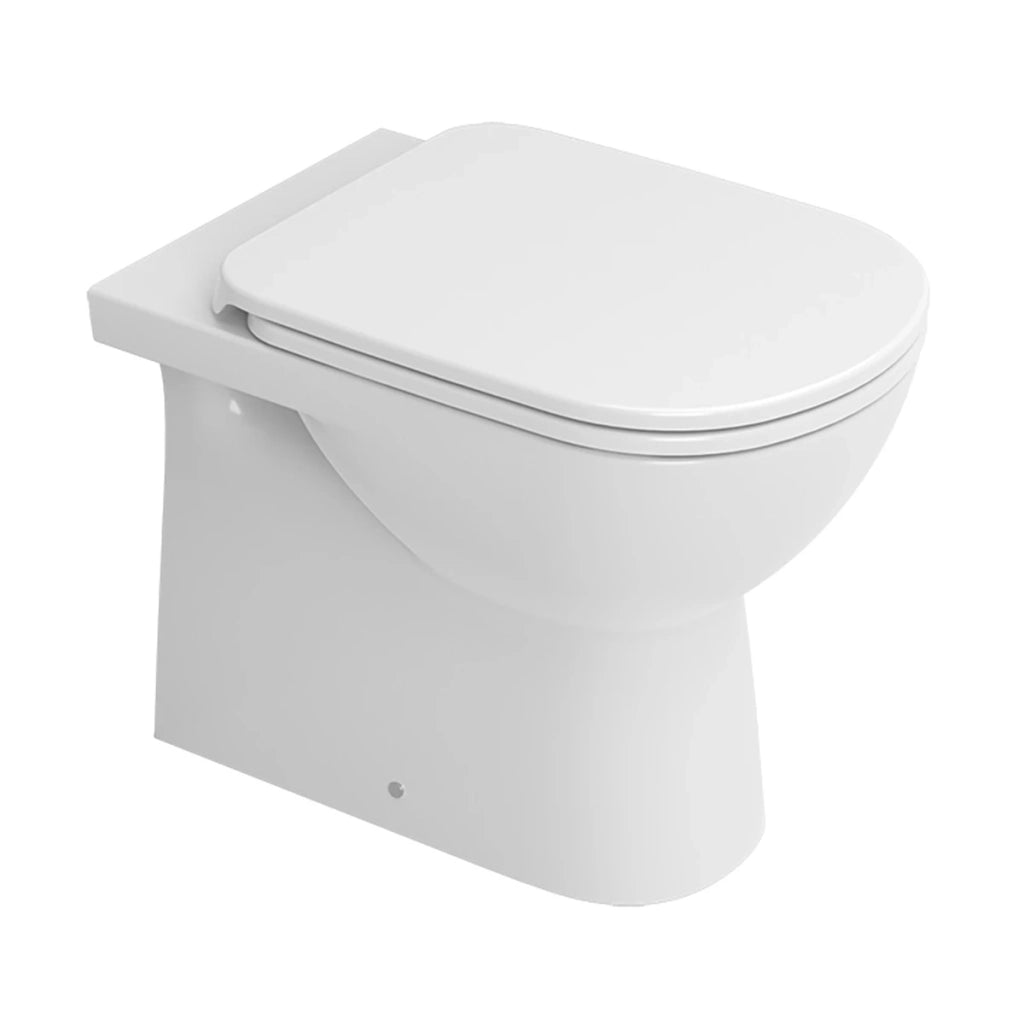 Vaso filo muro Gemma 2 DOLOM in ceramica bianco