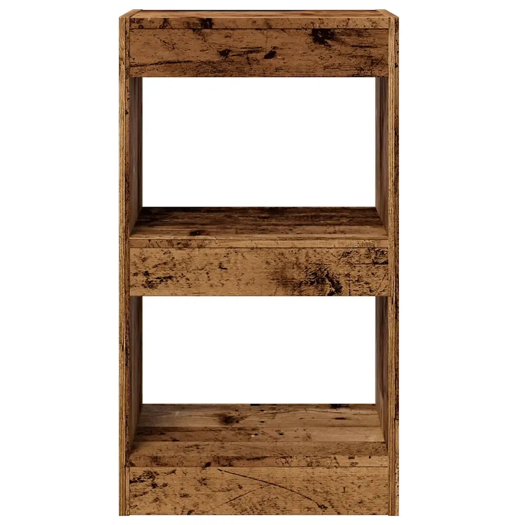Libreria/Divisorio in Legno Vecchio 40x30x72 cm