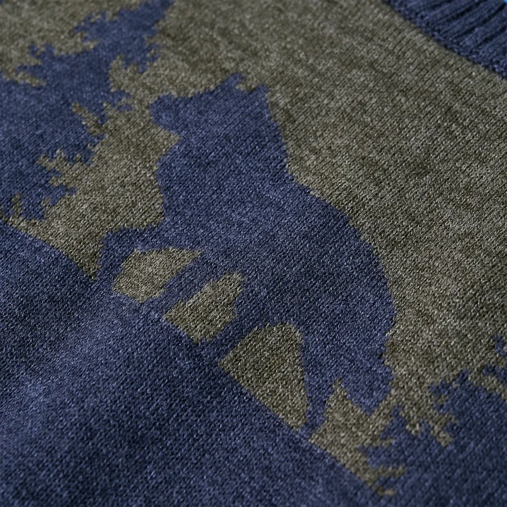 Maglione per Bambini Lavorato a Maglia Blu Marino 92 14499
