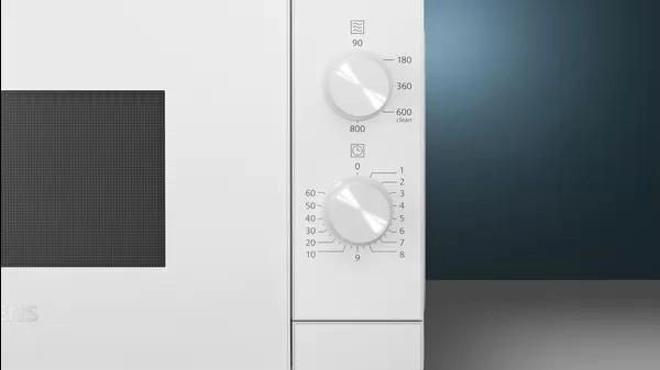Siemens iQ300 FF020LMW0 forno a microonde Superficie piana Solo microonde 20 L 800 W Bianco