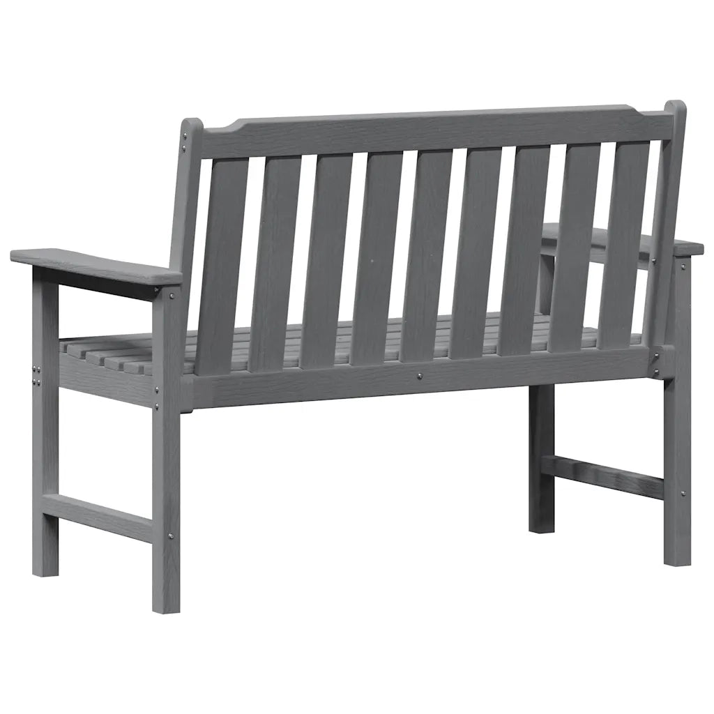 Panchina da Giardino | Panca da Giardino Grigio chiaro 120 x 59 x 88 cm HDPE