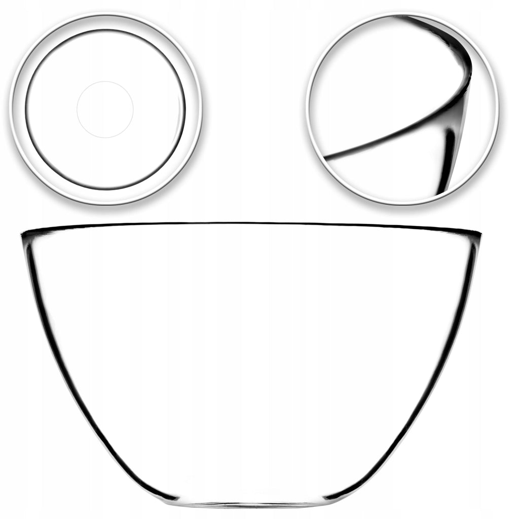 Ciotole per insalata KADAX in vetro, 17 cm, set da 2