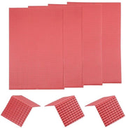 Set di tegole in PVC miniatura per modellismo case di bambole - Rood - Pacchetto da 4 - Scala 1:100 - Attività di fai da te - Tegole - Tavolo di sabbia - 29,5 x 19,5 cm