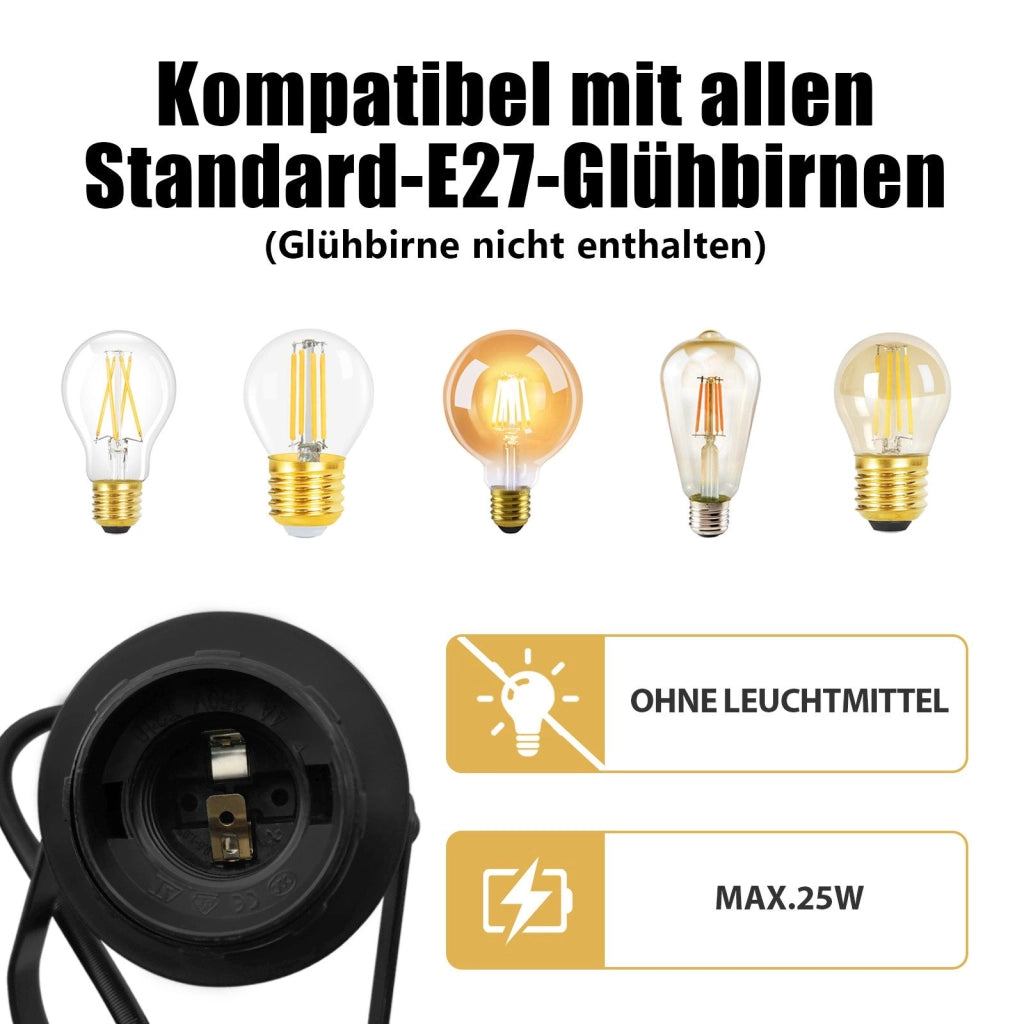 ZMH Faretto da soffitto a 4 luci orientabile a 350° Vintage Plafoniera Soggiorno