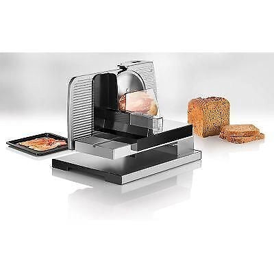 Unold 78826 affettatrice Elettrico 100 W Nero, Argento Metallo, Plastica