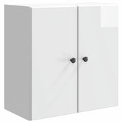 Mobiletto a muro Bianco Lucido 59 x 31 x 60 cm