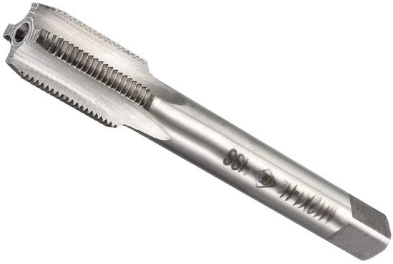 Macchina a Tornio Metrisco HSS - M12 x 1 mm - Lame a Taper con Taglio a Spigoli - Lunghezza del Filo 22 mm - Lunghezza Totale 80 mm - Adatto per Alluminio/Ferro
