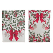 Canovaccio Natalizio Shabby Chic Sinfonia Natalizia Blanc Mariclò 2 Pz