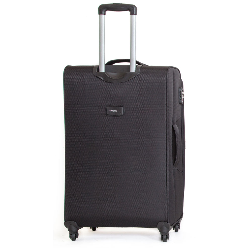 Trolley Valigia Grande Morbida in Poliestere 4 Ruote TSA Ravizzoni Matisse Nero