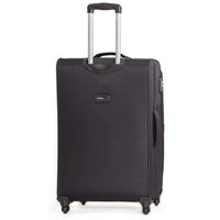 Trolley Valigia Grande Morbida in Poliestere 4 Ruote TSA Ravizzoni Matisse Nero