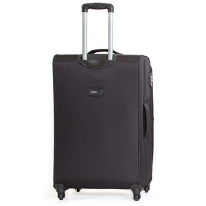 Trolley Valigia Grande Morbida in Poliestere 4 Ruote TSA Ravizzoni Matisse Nero