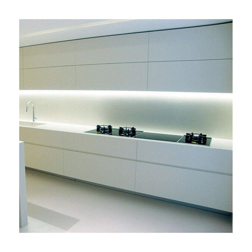 Trade Shop - Plafoniera Led Neon T5 Sotto Pensile Tubo Vetro Opaco 9 Watt 50 Cm T5-50 -