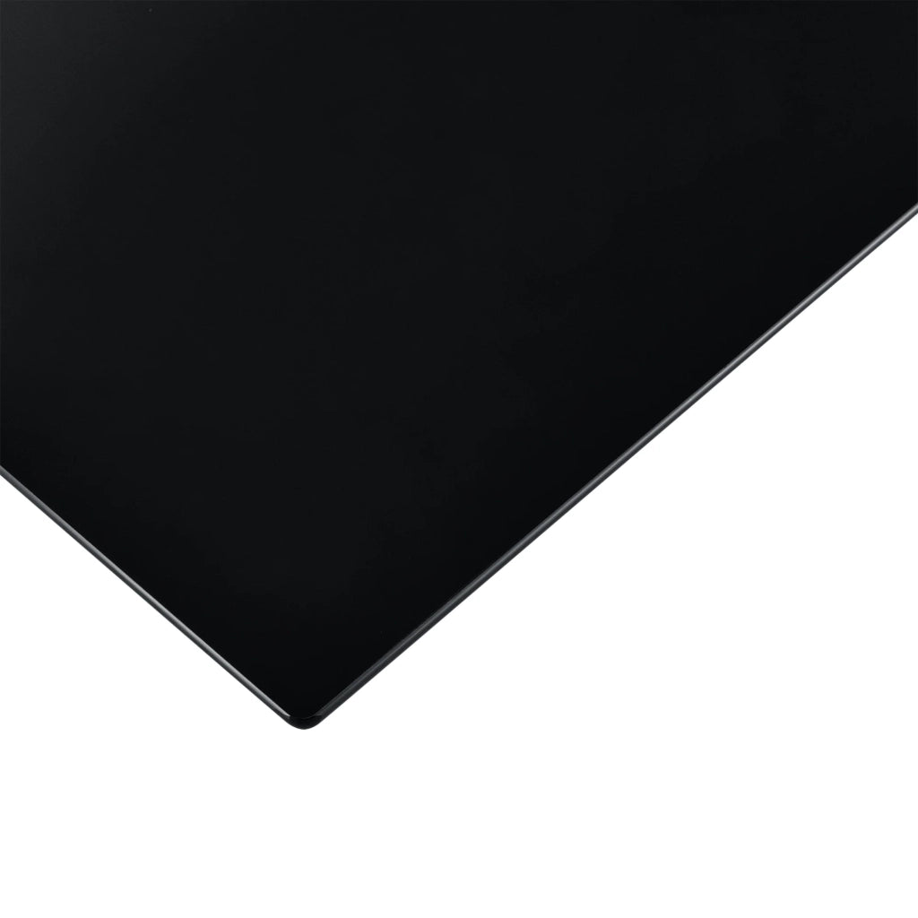 Piano del tavolo in vetro ESG 100 x 62 cm nero 03_0008100