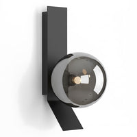 Applique Da Parete APP1757-1W Cromo Nero